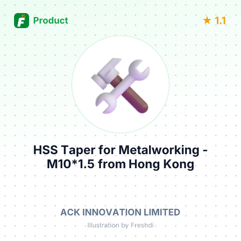 HSS Taper for Metalworking - M10*1.5 – summary card, no photo uploaded yet
