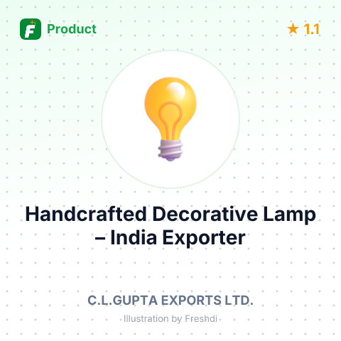Handcrafted Decorative Lamp – summary card, no photo uploaded yet