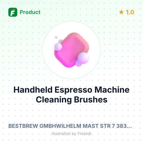 Handheld Espresso Machine Cleaning Brushes – summary card, no photo uploaded yet