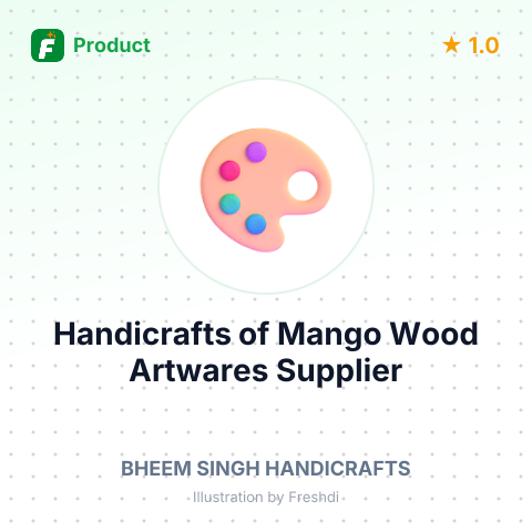 Handicrafts of Mango Wood Artwares – summary card, no photo uploaded yet