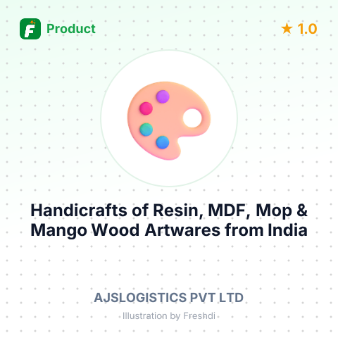 Handicrafts of Resin, MDF, Mop & Mango Wood Artwares – summary card, no photo uploaded yet