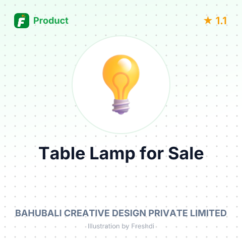 Handmade Mango Wood Table Lamp – summary card, no photo uploaded yet