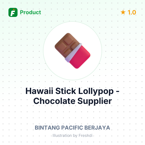 Hawaii Stick Lollypop - Chocolate – summary card, no photo uploaded yet