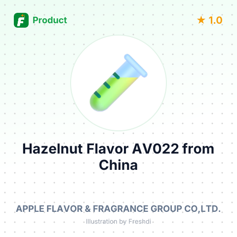 Hazelnut Flavor AV022 – summary card, no photo uploaded yet