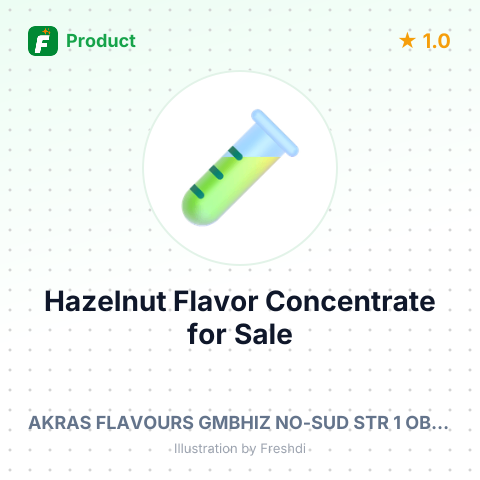 Hazelnut Flavour Concentrate – summary card, no photo uploaded yet