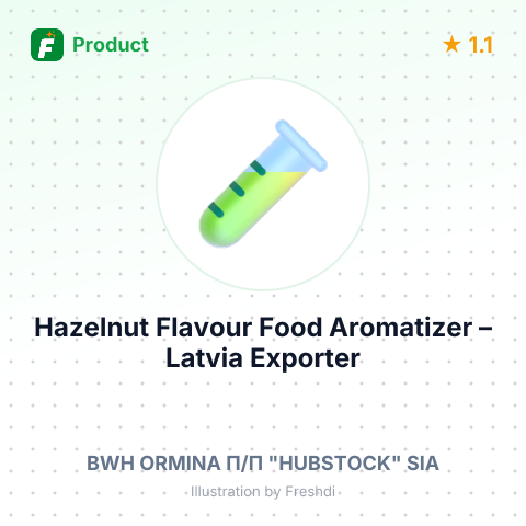 Hazelnut Flavour Food Aromatizer – product summary card, no photo uploaded yet