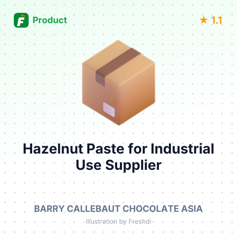 Hazelnut Paste (Praline) for Industrial Use – summary card, no photo uploaded yet
