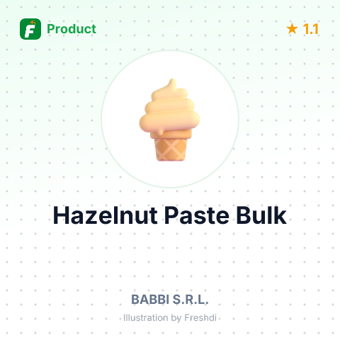 Hazelnut Paste for Gelato – summary card, no photo uploaded yet