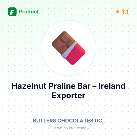 Hazelnut Praline Bar – summary card, no photo uploaded yet