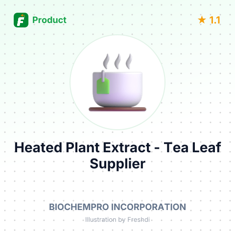 Heated Plant Extract - Tea Leaf – summary card, no photo uploaded yet
