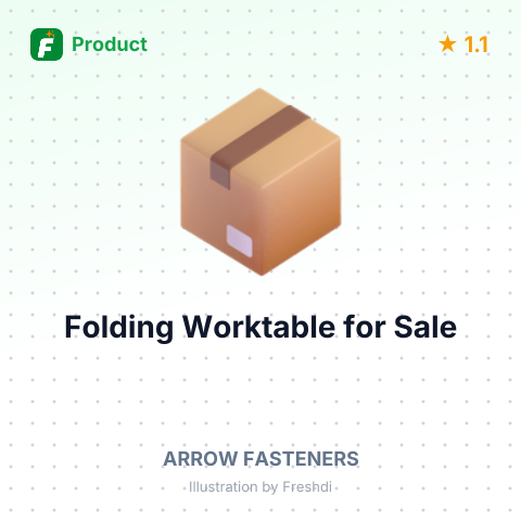 Heavy Duty Folding Worktable and Sawhorse – summary card, no photo uploaded yet