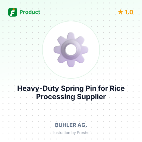 Heavy-Duty Spring Pin for Rice Processing – summary card, no photo uploaded yet