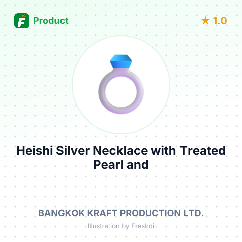 Heishi Silver Necklace with Treated Pearl and Turquoise Beads – summary card, no photo uploaded yet