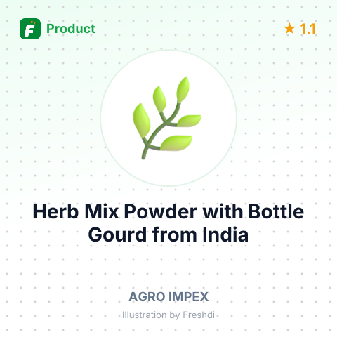 Herb Mix Powder with Bottle Gourd – summary card, no photo uploaded yet