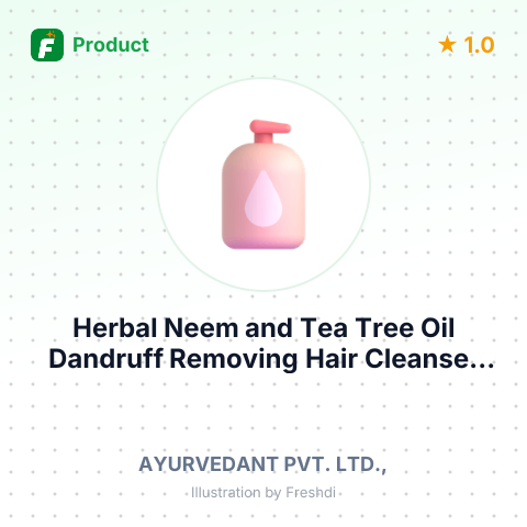 Herbal Neem and Tea Tree Oil Dandruff Removing Hair Cleanser – summary card, no photo uploaded yet
