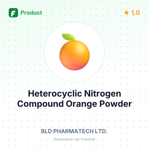 Heterocyclic Nitrogen Compound Orange Powder – summary card, no photo uploaded yet