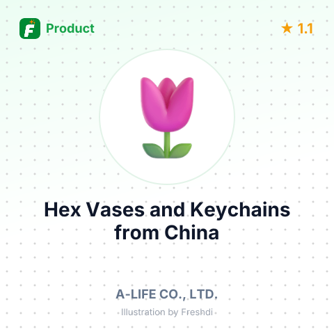 Hex Vases and Keychains – summary card, no photo uploaded yet