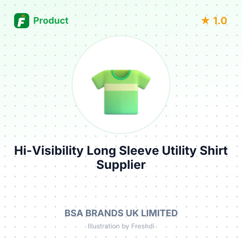 Hi-Visibility Long Sleeve Utility Shirt – summary card, no photo uploaded yet