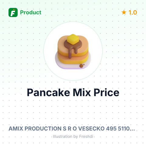 High Protein Pancake Mix – summary card, no photo uploaded yet
