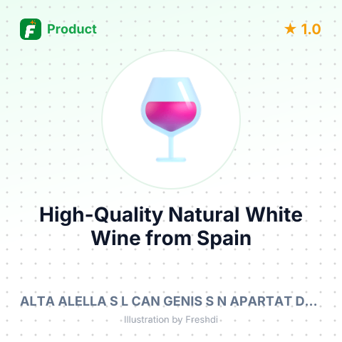 High-Quality Natural White Wine – summary card, no photo uploaded yet