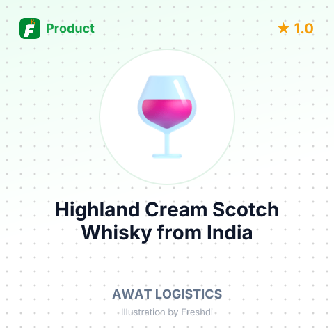 Highland Cream Scotch Whisky – summary card, no photo uploaded yet