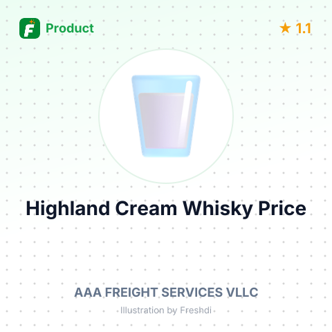 Highland Cream Whisky – summary card, no photo uploaded yet