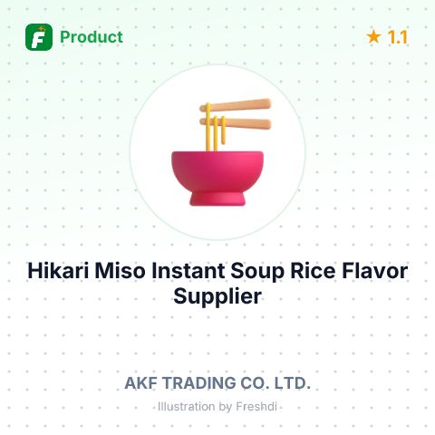 Hikari Miso Instant Soup Rice Flavor – summary card, no photo uploaded yet