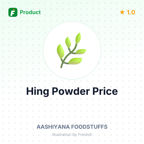 Hing (Ferula asafoetida) Powder – summary card, no photo uploaded yet