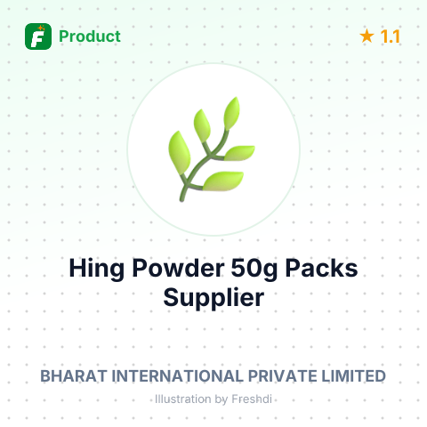 Hing Powder 50g Packs – summary card, no photo uploaded yet