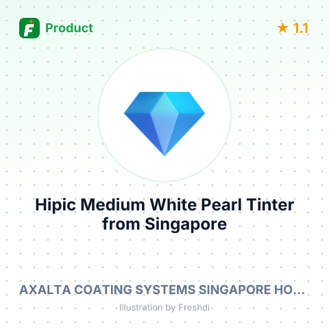Hipic Medium White Pearl Tinter – summary card, no photo uploaded yet