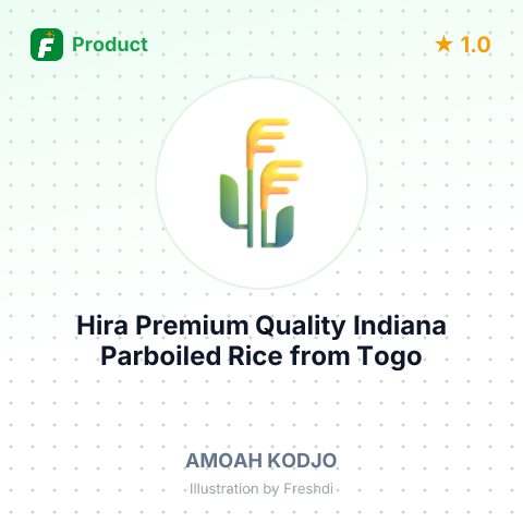Hira Premium Quality Indiana Parboiled Rice – summary card, no photo uploaded yet