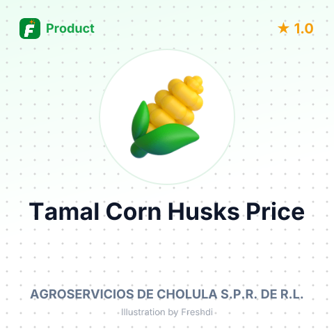 Hoja de Maíz para Tamal – summary card, no photo uploaded yet