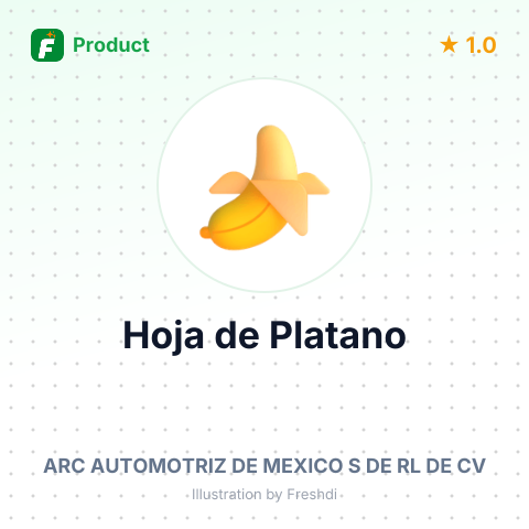 Hoja de Platano – summary card, no photo uploaded yet