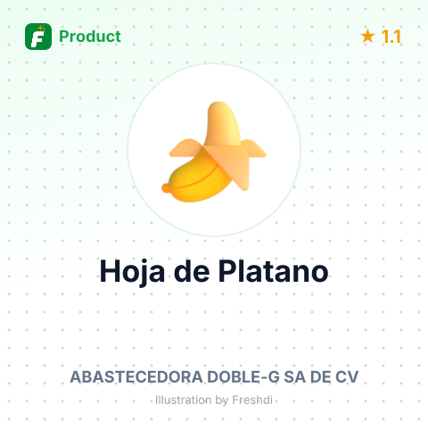 Hoja de Platano – summary card, no photo uploaded yet