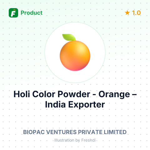 Holi Color Powder - Orange – summary card, no photo uploaded yet