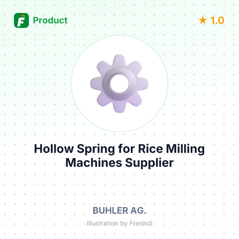 Hollow Spring for Rice Milling Machines – summary card, no photo uploaded yet