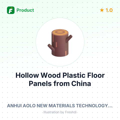 Hollow Wood Plastic Floor Panels – summary card, no photo uploaded yet