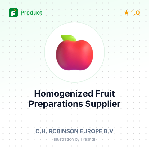 Homogenized Fruit Preparations – summary card, no photo uploaded yet