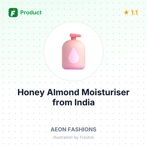 Honey Almond Moisturiser – summary card, no photo uploaded yet
