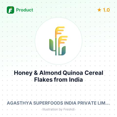 Honey & Almond Quinoa Cereal Flakes – summary card, no photo uploaded yet