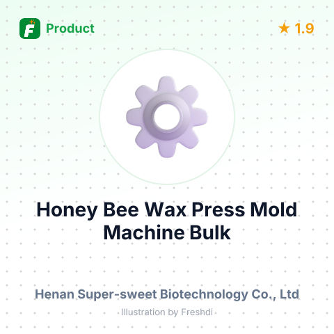 Honey Bee Wax Press Mold Machine – summary card, no photo uploaded yet