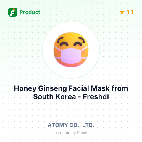 Honey Ginseng Facial Mask – summary card, no photo uploaded yet