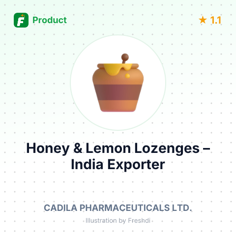 Honey & Lemon Lozenges – summary card, no photo uploaded yet