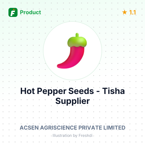 Hot Pepper Seeds - Tisha – summary card, no photo uploaded yet