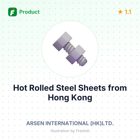 Hot Rolled Steel Sheets – summary card, no photo uploaded yet