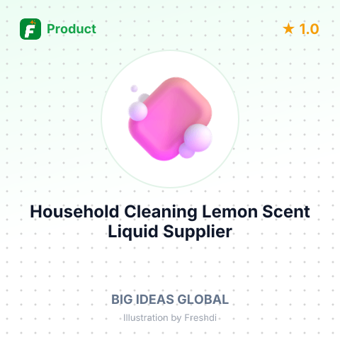 Household Cleaning Lemon Scent Liquid – summary card, no photo uploaded yet