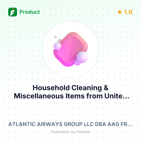 Household Cleaning & Miscellaneous Items – summary card, no photo uploaded yet