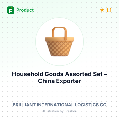 Household Goods Assorted Set – summary card, no photo uploaded yet