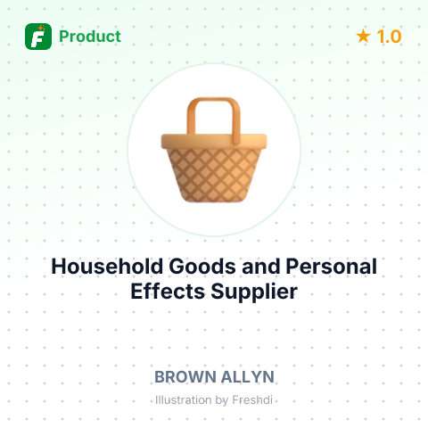 Household Goods and Personal Effects – summary card, no photo uploaded yet
