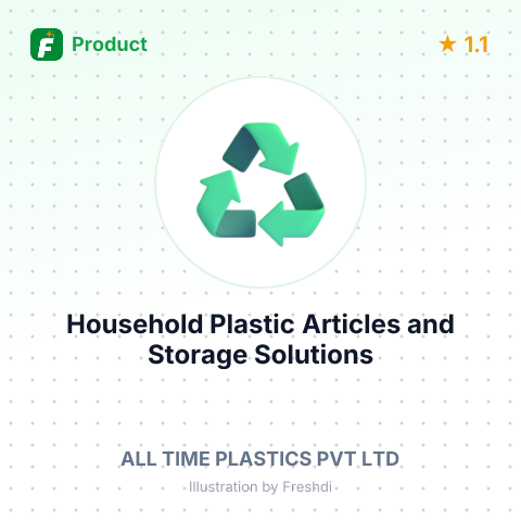 Household Plastic Articles and Storage Solutions – summary card, no photo uploaded yet